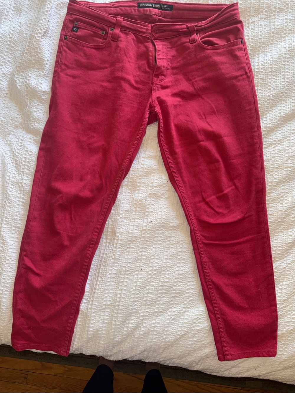 Big Star Red Women's Skinny Jeans
